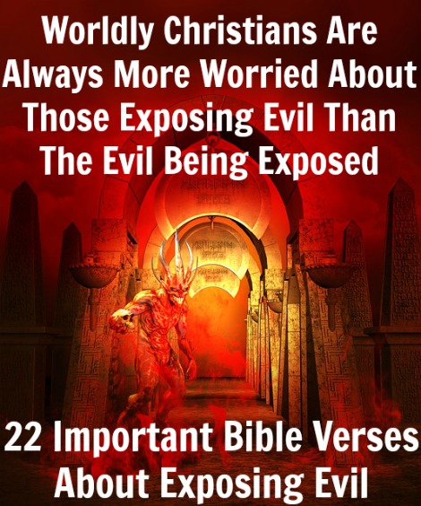22 versículos bíblicos importantes sobre a exposición do mal