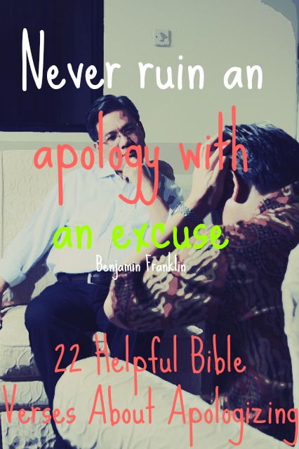 22 versets bibliques utiles pour s'excuser auprès de quelqu'un &amp; ; Dieu