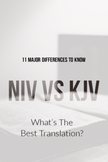 NIV VS KJV Traducción de la Biblia: (11 diferencias épicas para saber)