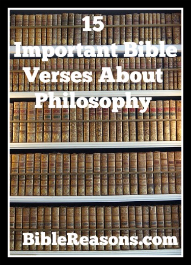 15 versículos bíblicos importantes sobre filosofía