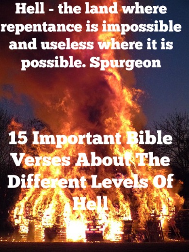 15 importantes versículos bíblicos sobre los niveles del infierno